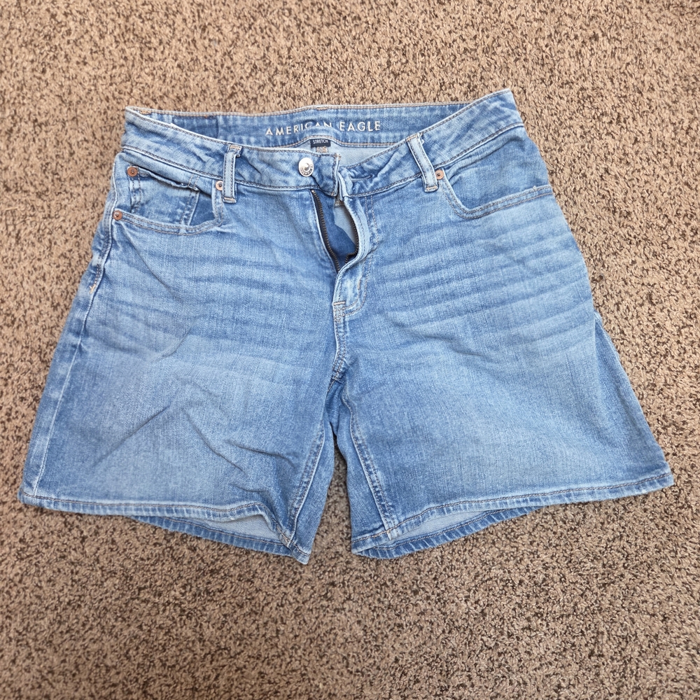 American Eagle Outfitters Light Blue Jean Shorts